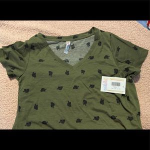 NWT Xs Lularoe christy tee